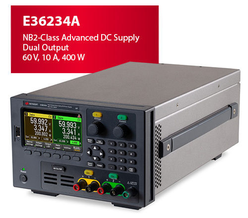 TestEquity: Keysight E36234A DC Power Supply, Dual Channel, 2x 60V